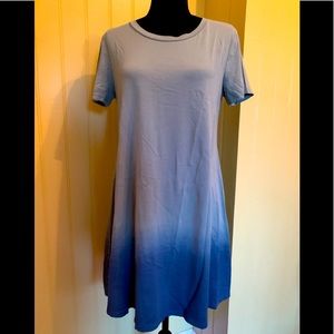 Women's T-Shirt Dress Tie Dye Ombre